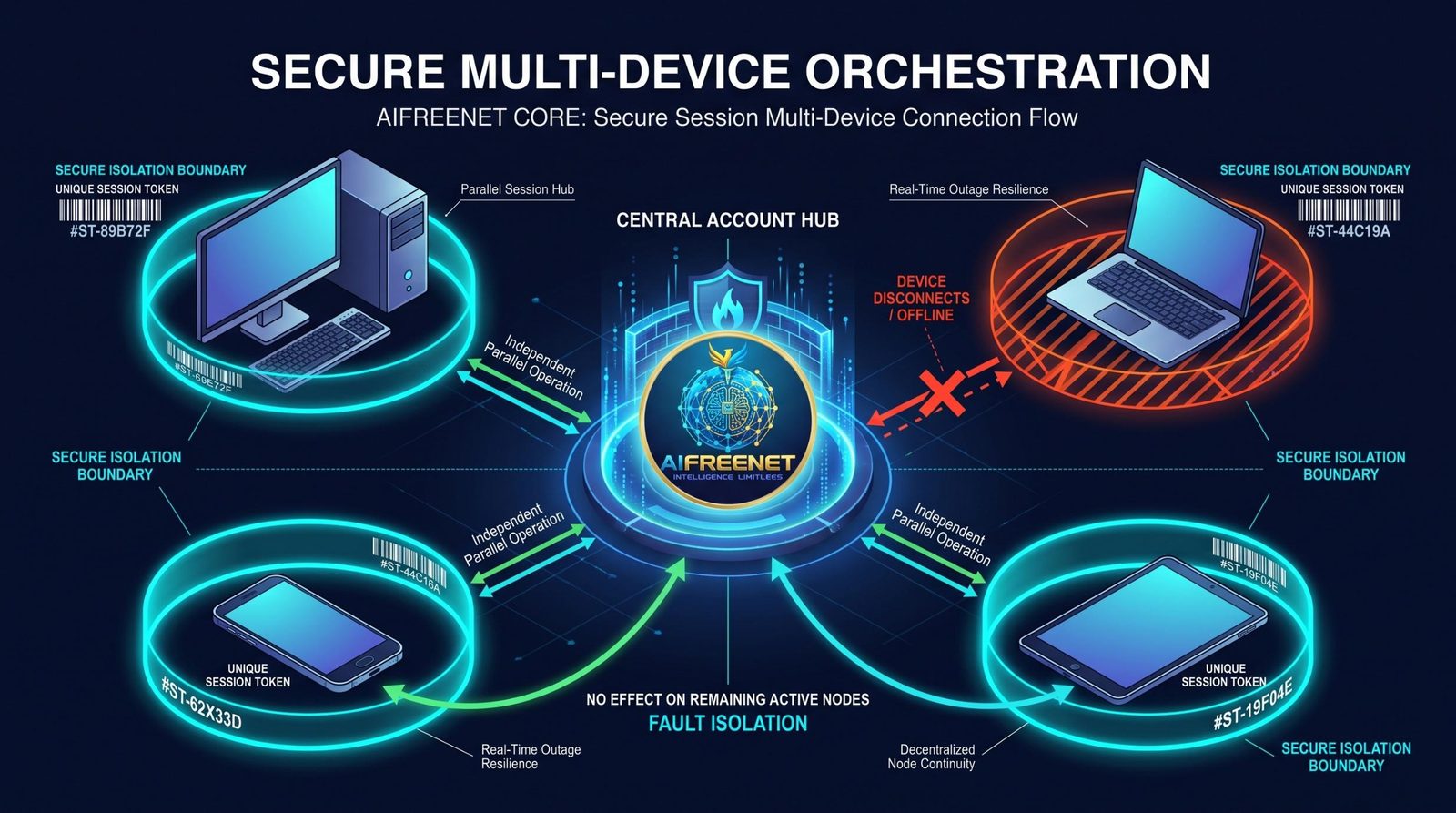 Grafik: Secure Multi-Device Orchestration
